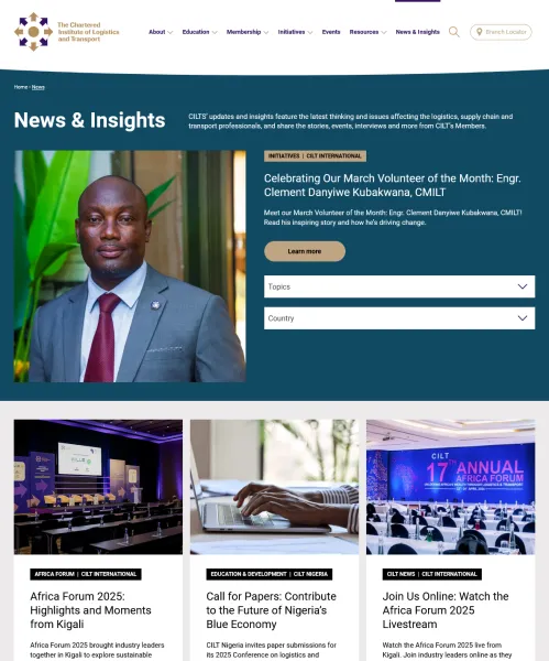 News section screenshot