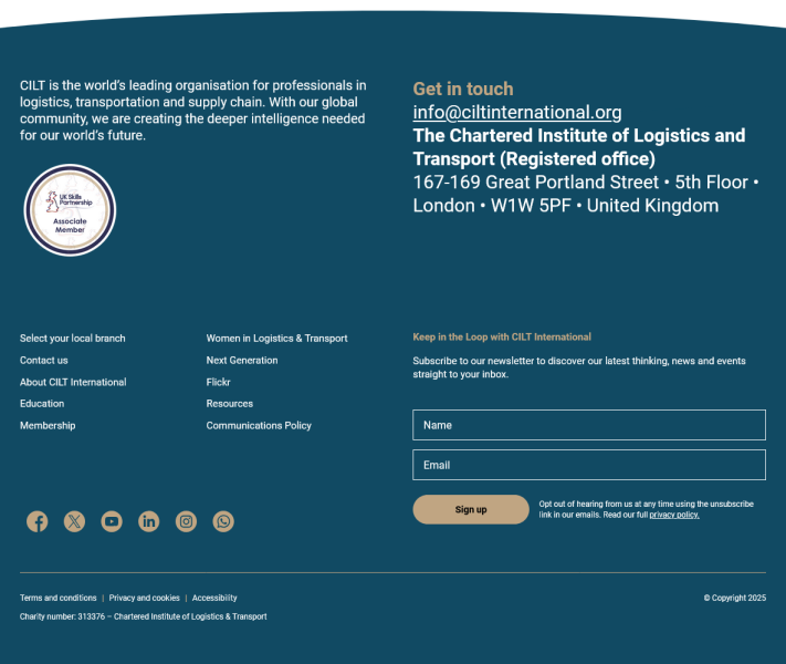 Footer screenshot